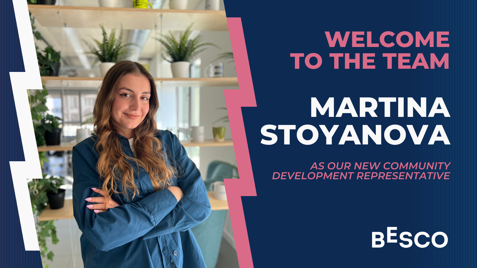 Запознай се с Мартина Стоянова - тя е нашият нов Community Development Representative Запознай се с Мартина Стоянова - тя е нашият нов Community Development Representative